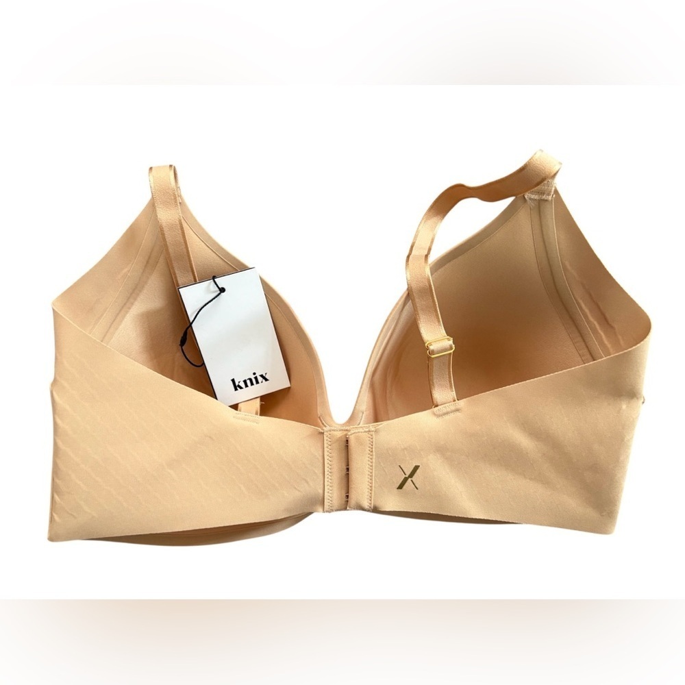 New Knix Wingwomanbra contour wireless bra beige colour size 7+ (36DDD/E) - Picture 3 of 9